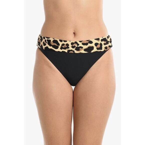 La Blanca Women's Mid Waist Sash Band Swimsuit Bottom Wearable 2side, Size 4 - Picture 5 of 7